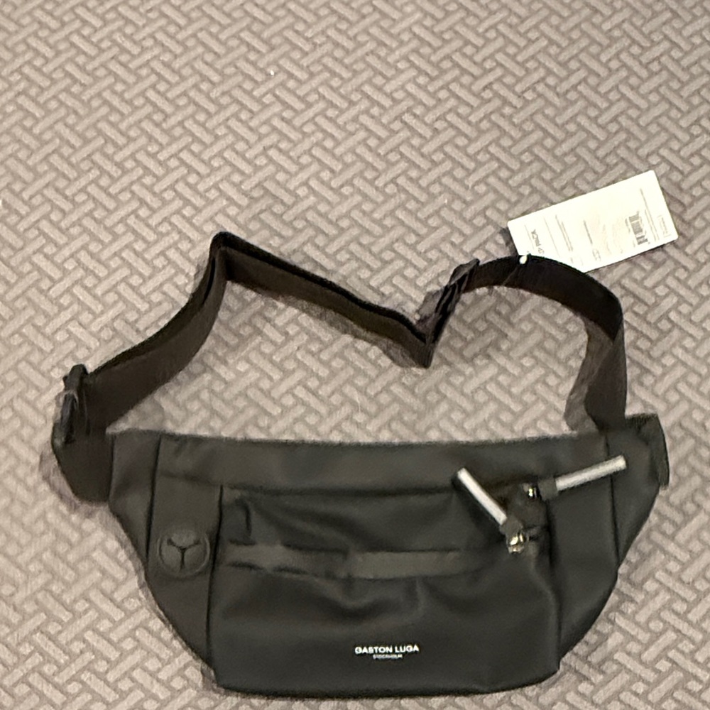 Brand New Black Gaston Luga Splash Hip Bag